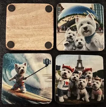 Decoupaged Coasters - Image 2