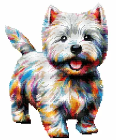 Westie Diamond Painting Kit